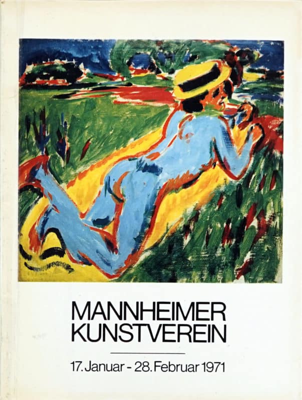 Buchcover Burda-Stiftung und -Sammlung, Mannheimer Kunstverein 17.Januar- 28.Februar 1971