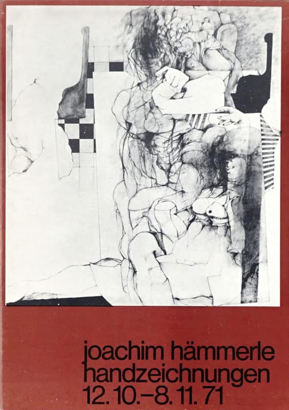 Buchcover Joachim Hämmerle Handzeichnungen, 12.10.-8.11.71