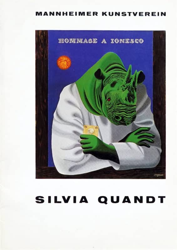 Cover Silvia Quandt, Mannheimer Kunstverein