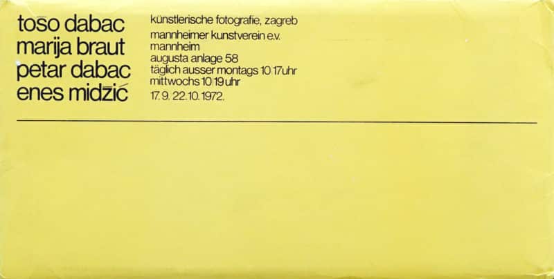 Publikation-Buchcover, künstlerische fotografie, zagreb, toso dabac, marija braut, petar dabac, enes midzic